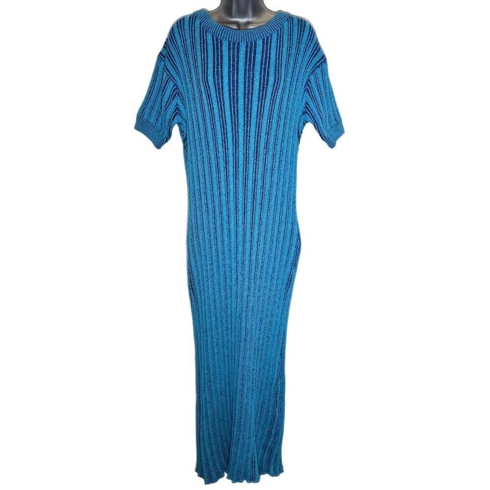 Rue Stiic for Free People Rib Knit Open Back Maxi Dress